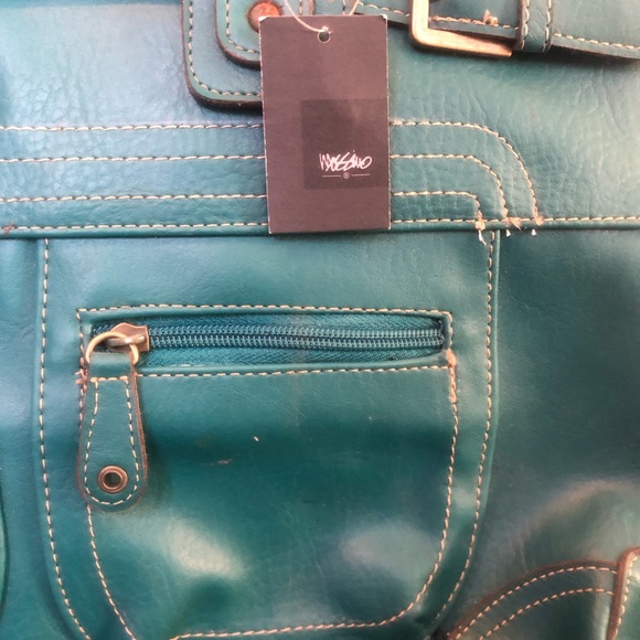 Mossimo Hand Bag Turquoise NWT - Picture 2 of 8